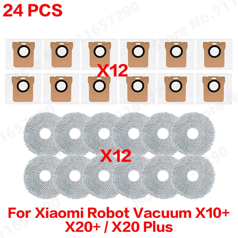 Vacuum Replacement Parts – Brushes and Filters for Xiaomi Robot Cleaners