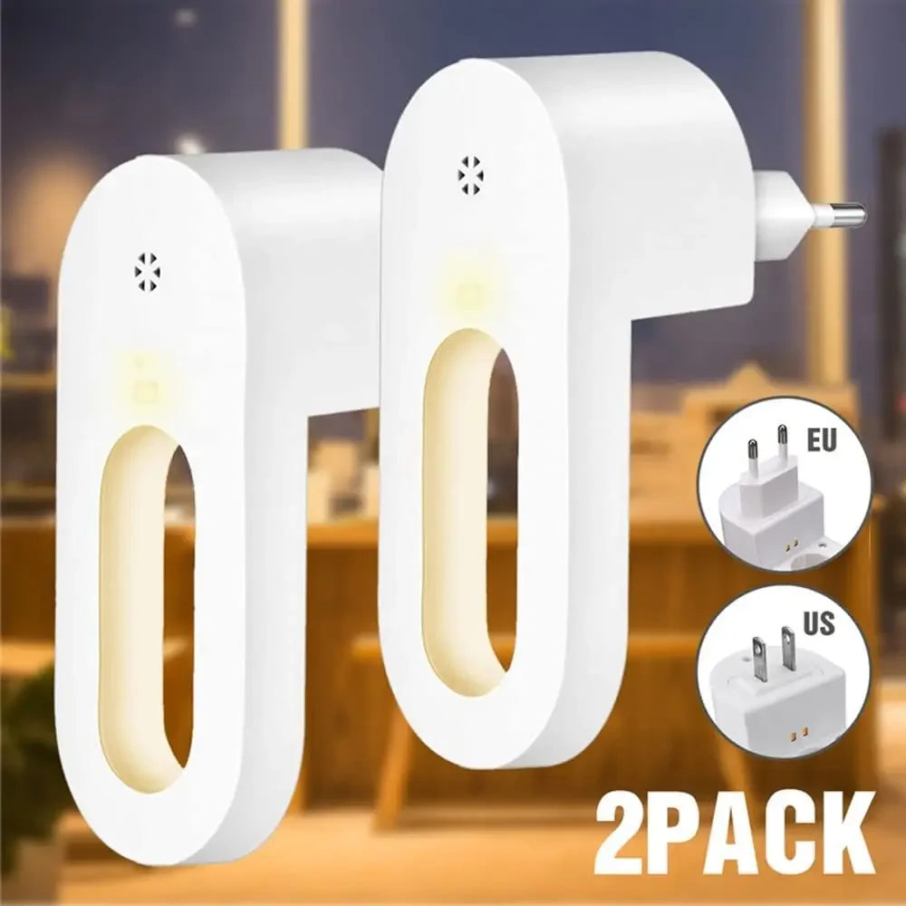 Twilight Sensor Night Light – Warm White Energy Saving Lamp for Kids Bedroom