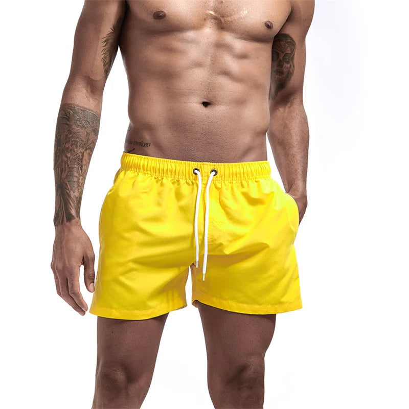 Mens Quick Dry Swim Trunks – Lightweight Beach Shorts for Summer Swimming