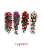 Artificial PE Rose Flowers – UV Resistant Decor for Wedding and DIY Crafts
