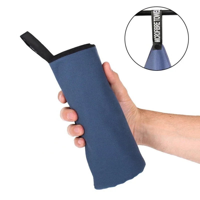 Microfiber Gym Towel – Silver Ion Odor-Free Absorbent Fabric for Workout