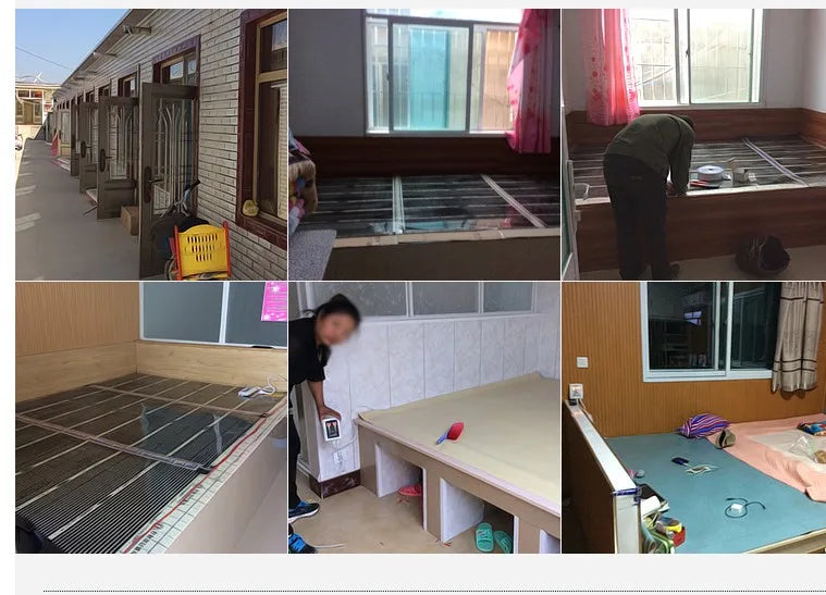 Infrared Carbon Heating Film – 50cm Width Electric Mat for Floor Warming
