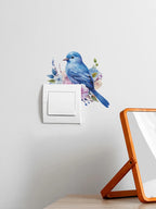 Cartoon Bird Plant Wall Decals – Decorative Vinyl Stickers for Home Decor