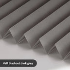 Self-Adhesive Pleated Blinds – Half Blackout Privacy Shades for Home Windows