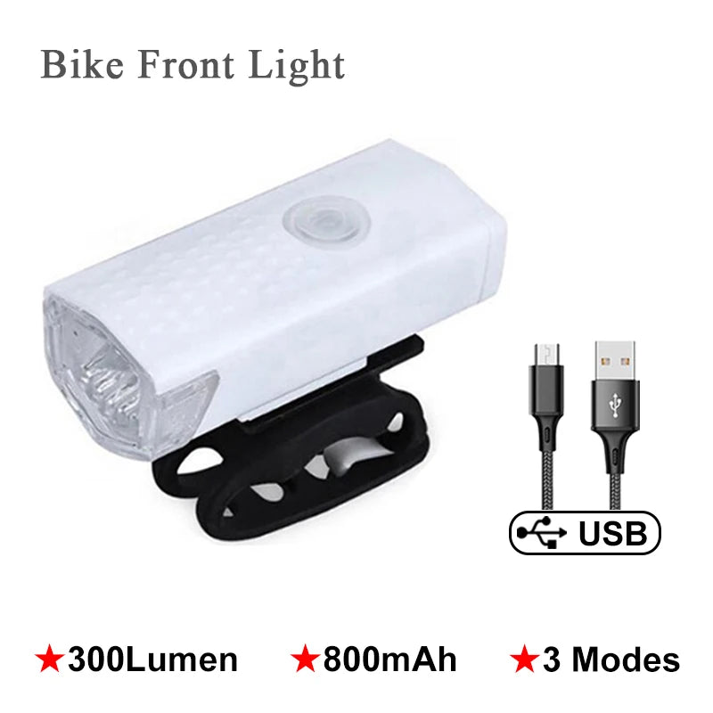 USB Rechargeable LED Bike Tail Light – Waterproof Safety Lamp for Cycling