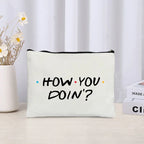 Canvas Friends Makeup Bag – Eco-friendly Cosmetic Organizer for Travel