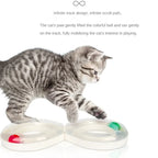 Interactive Cat Toy Set – Turntable and Tunnel for Indoor Exercise