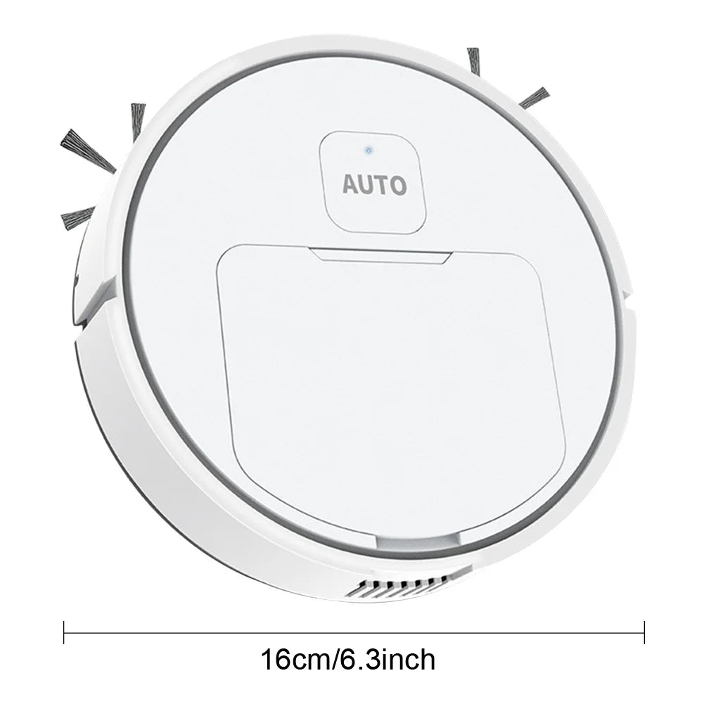 3-in-1 Robot Vacuum Mop – USB Rechargeable Cleaner for Home Pet Hair