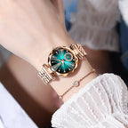 Elegant Stainless Steel Quartz Watch – Luxury Fashion Accessory for Women