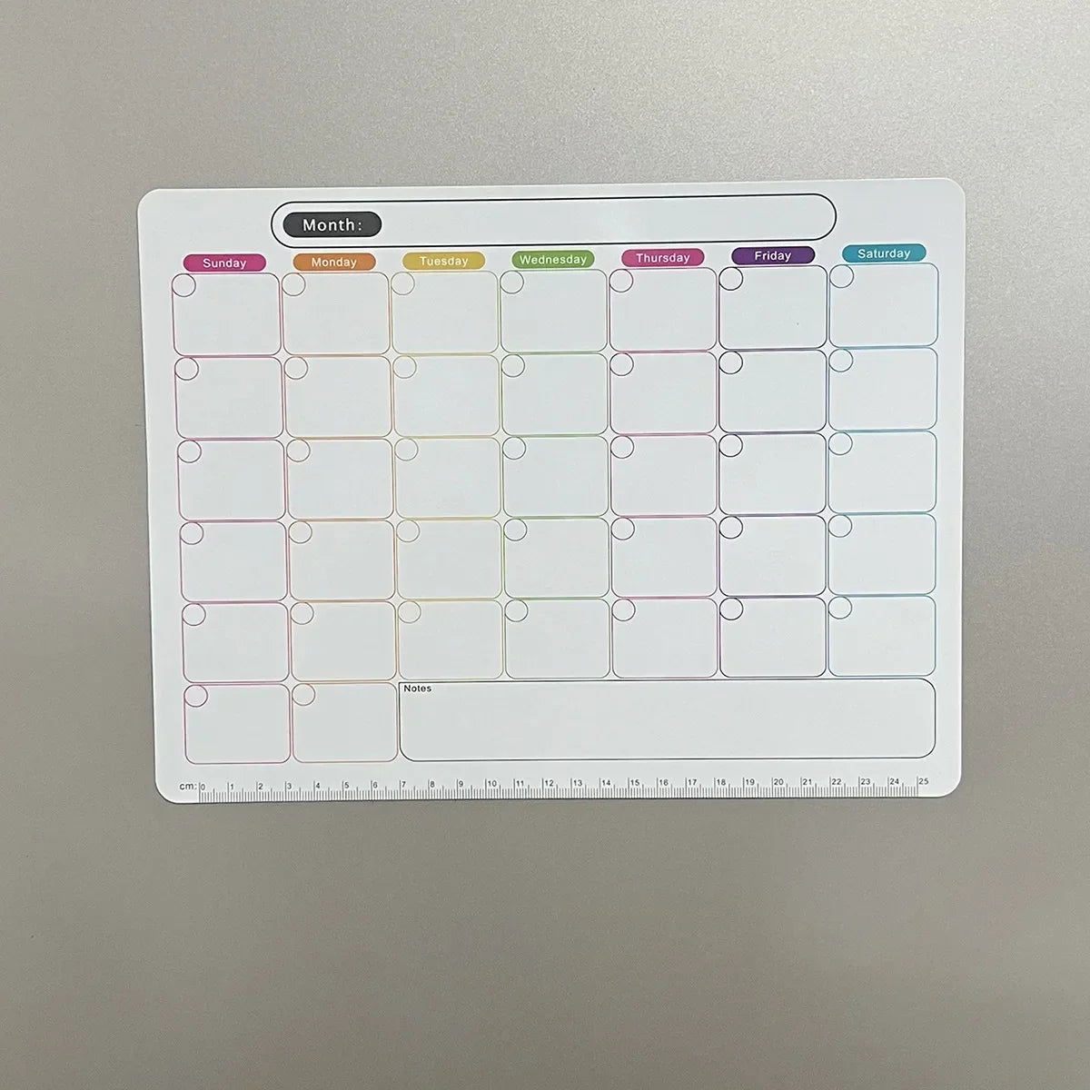 Magnetic Dry Erase Calendar – Monthly Weekly Planner for Kitchen Fridge