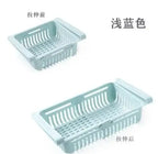 Retractable Refrigerator Storage Basket – Adjustable Kitchen Drawer for Organization