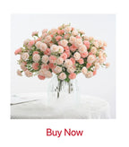Artificial Silk Begonia Flowers – UV Resistant Foliage for Wedding Decor
