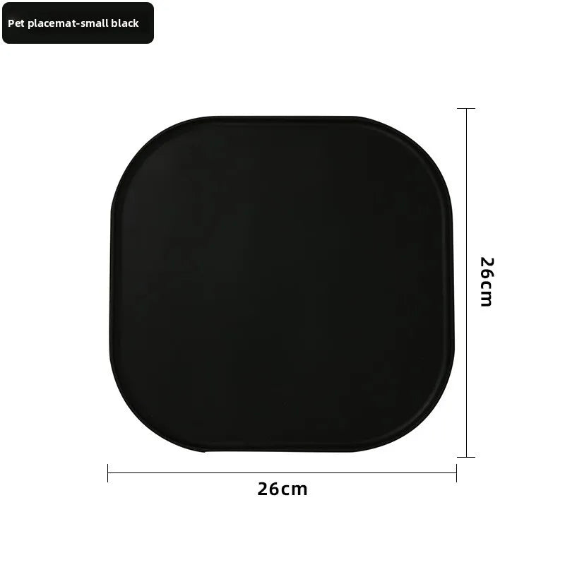 Silicone Cat Feeding Mat – Non-Slip Waterproof Tray for Pet Food Bowls