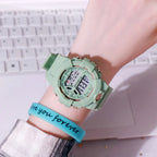 Digital LED Sport Watch – Waterproof Countdown Timer for Women