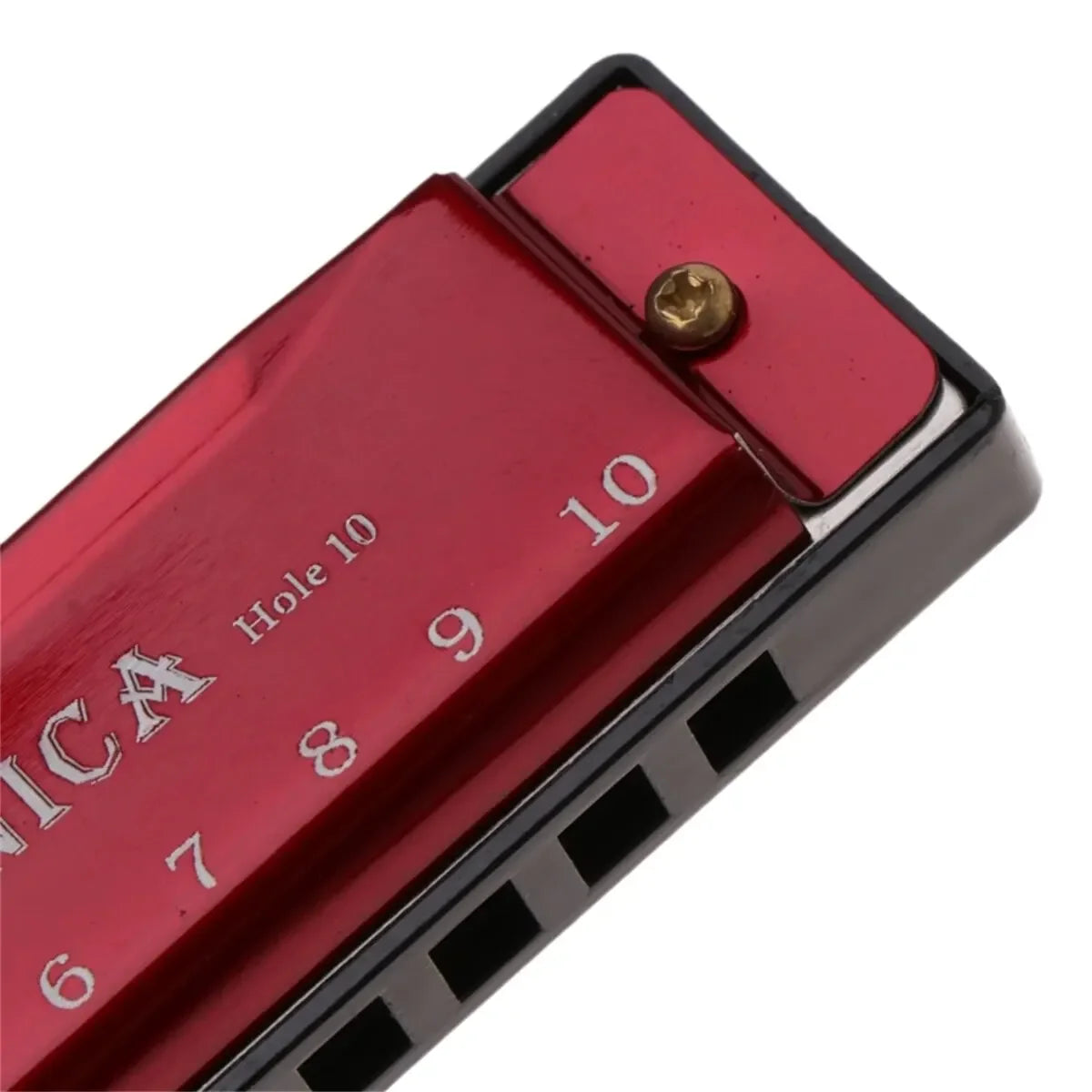 10-Hole Blues Harmonica – Key of C Musical Instrument for Kids and Beginners