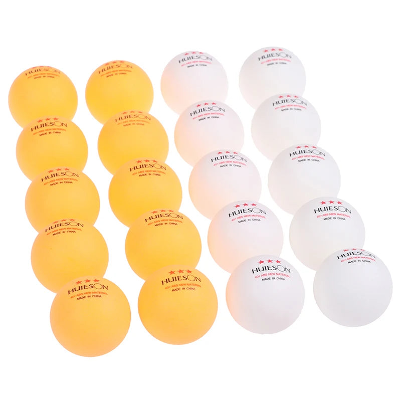 3-Star Table Tennis Balls – 40mm ABS Plastic for Professional Training
