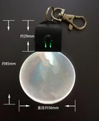 Acrylic LED Keychain – RGB Light Up Key Pendant for DIY Wedding Decor Gifts