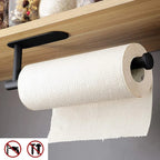 Adhesive Paper Towel Holder – Wall Mounted Rack for Kitchen and Bathroom