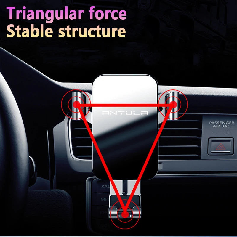Wireless Charging Phone Mount – Dashboard Holder for Porsche Taycan