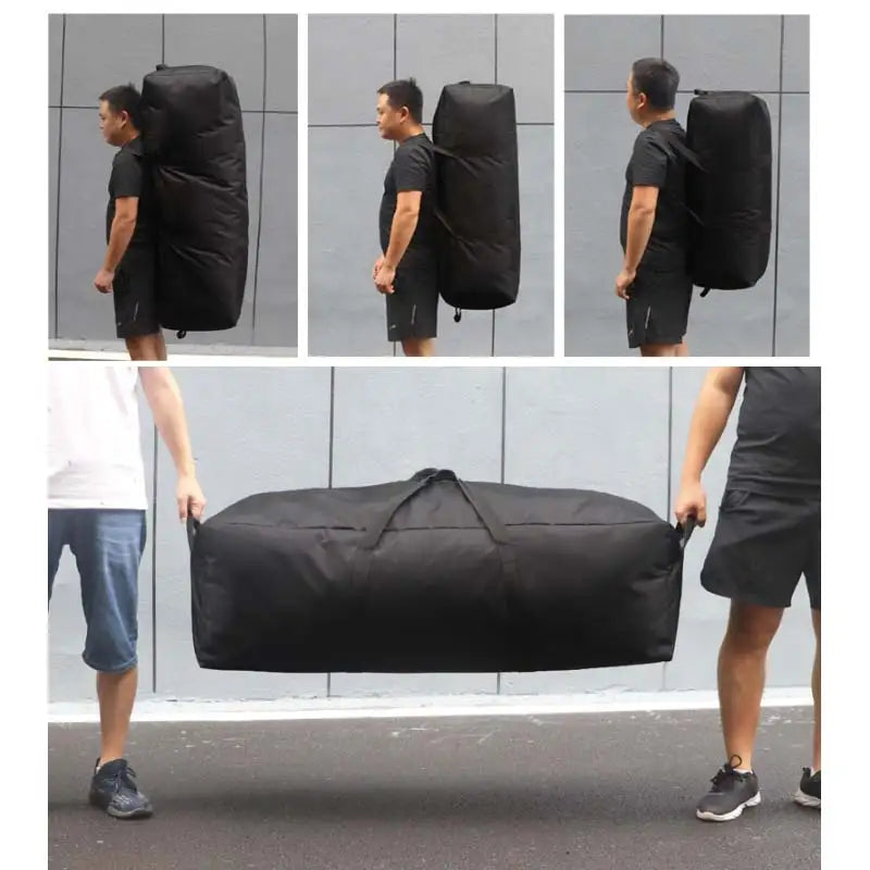Large Travel Duffle Backpack – Outdoor Storage Bag for Hiking and Camping