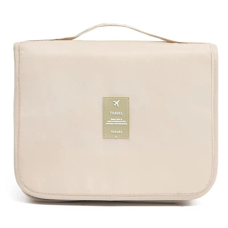 Waterproof Cosmetic Travel Bag – Hanging Toiletry Organizer for Women