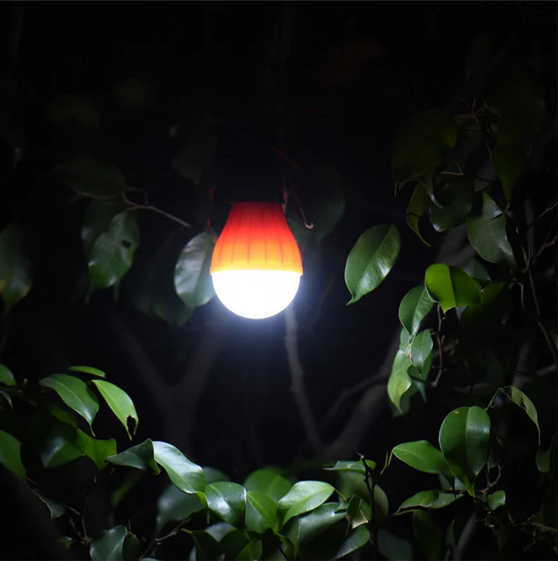Portable LED Hanging Lantern – Soft Light Bulb for Camping and Fishing