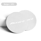 Anti-Slip Rubber Car Coasters – Interior Cup Holder Mats for Honda Accord
