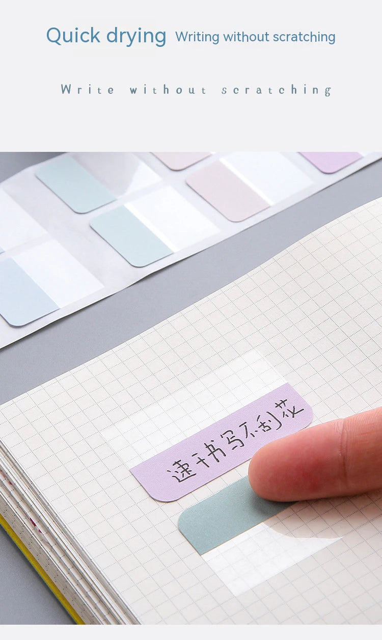 Transparent Sticky Note Index Tabs – Arrow Flags for Planner Page Markers