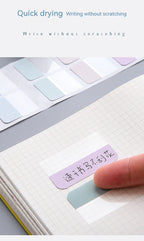 Transparent Sticky Note Index Tabs – Arrow Flags for Planner Page Markers