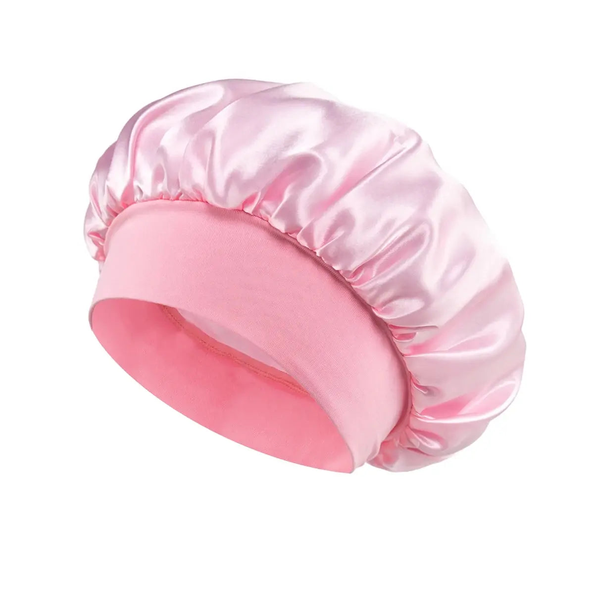 Satin Sleep Bonnet – Elastic Silk Hair Cap for Overnight Hair Protection