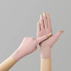 Cotton Fingerless Sunscreen Gloves – UV Protection for Driving and Outdoor