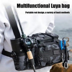 Portable Fishing Shoulder Bag – Rod Holder Storage for Outdoor Sports