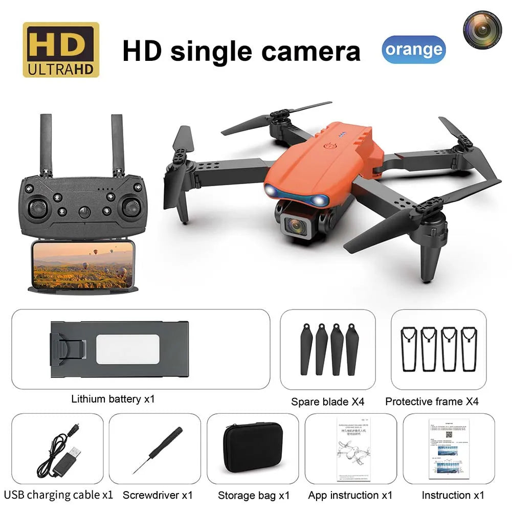 Dual Camera Drone – Obstacle Avoidance Quadcopter for Beginners and Kids
