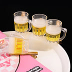 Beer Shaped Hair Clips – Creative Novelty Barrettes for Party Hairstyling