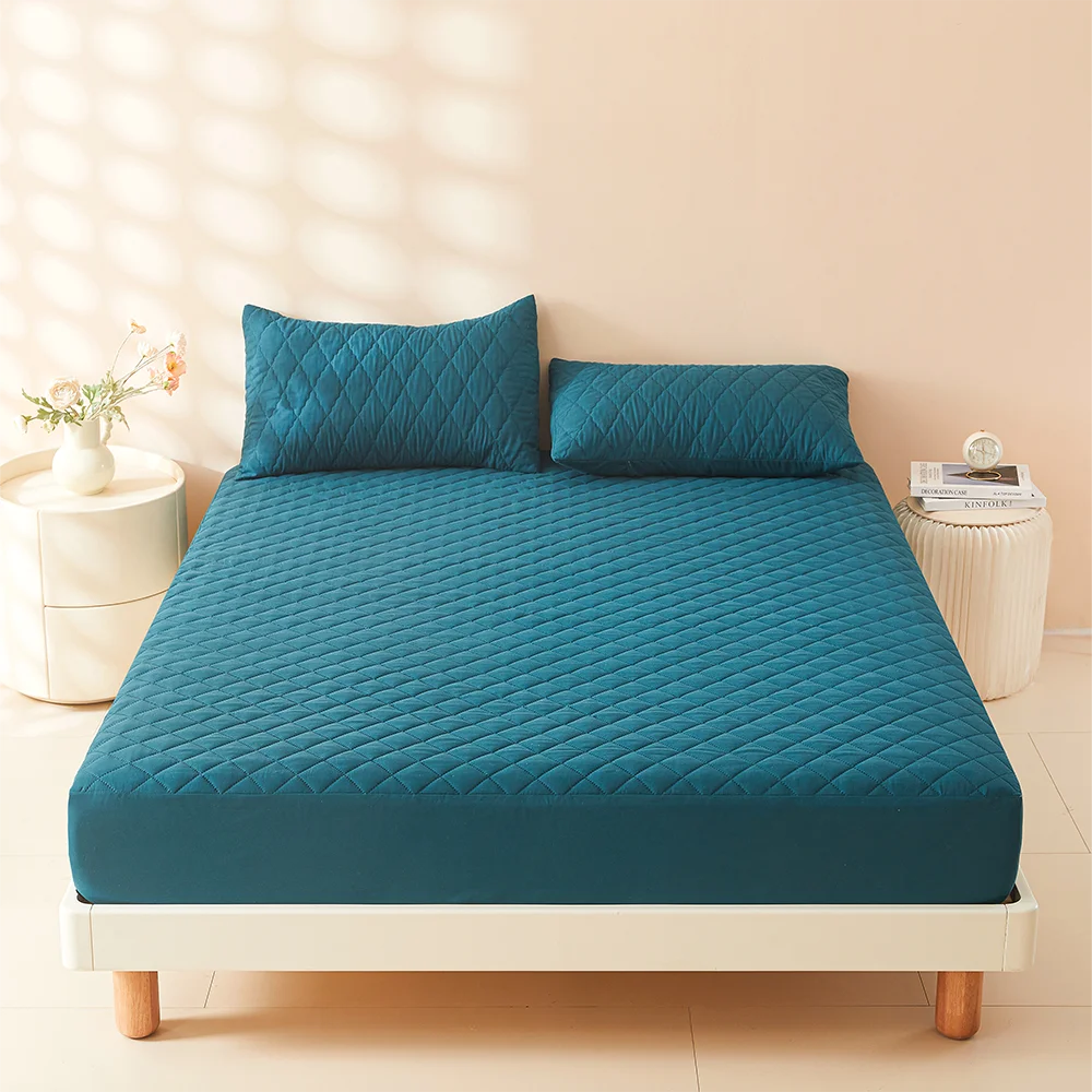 Waterproof 3D Air Fabric Mattress Protector – Breathable Bed Cover for Home