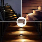Waterproof Solar LED Deck Lights – Outdoor Step Lamps for Garden Patio Decor