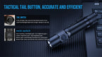 Tactical LED Flashlight – 1800 Lumen USB Rechargeable for Outdoor Camping