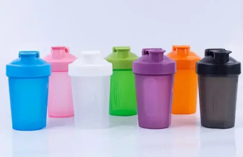 400ml Portable Plastic Shaker Bottle – Protein Mixer for Fitness Gym Sports