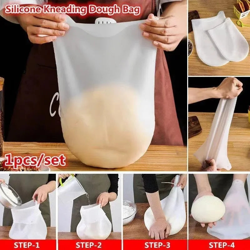 Silicone Kneading Bag – Food Grade Flour Mixing Tool for Home Baking