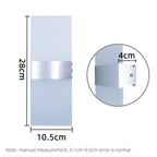 Modern Minimalist Wall Lamp – Aluminum LED Sconce for Bedroom and Living Room