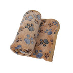 Soft Fluffy Pet Blanket – Cartoon Pattern Mat for Cats and Dogs
