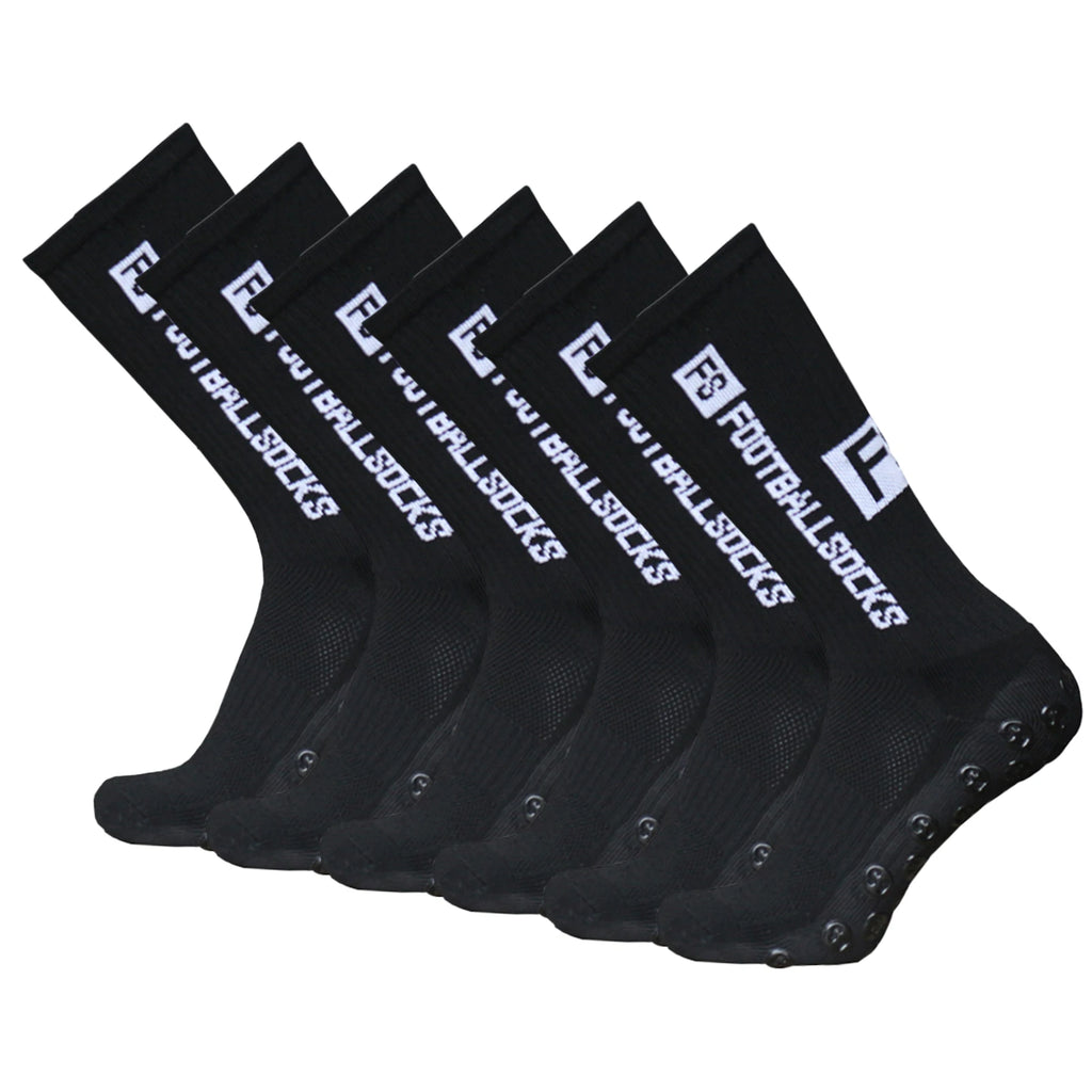 Anti-Slip Athletic Sports Socks – Stretchy Grip Crew for Football Soccer