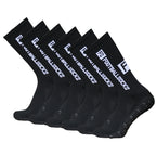 Anti-Slip Athletic Sports Socks – Stretchy Grip Crew for Football Soccer