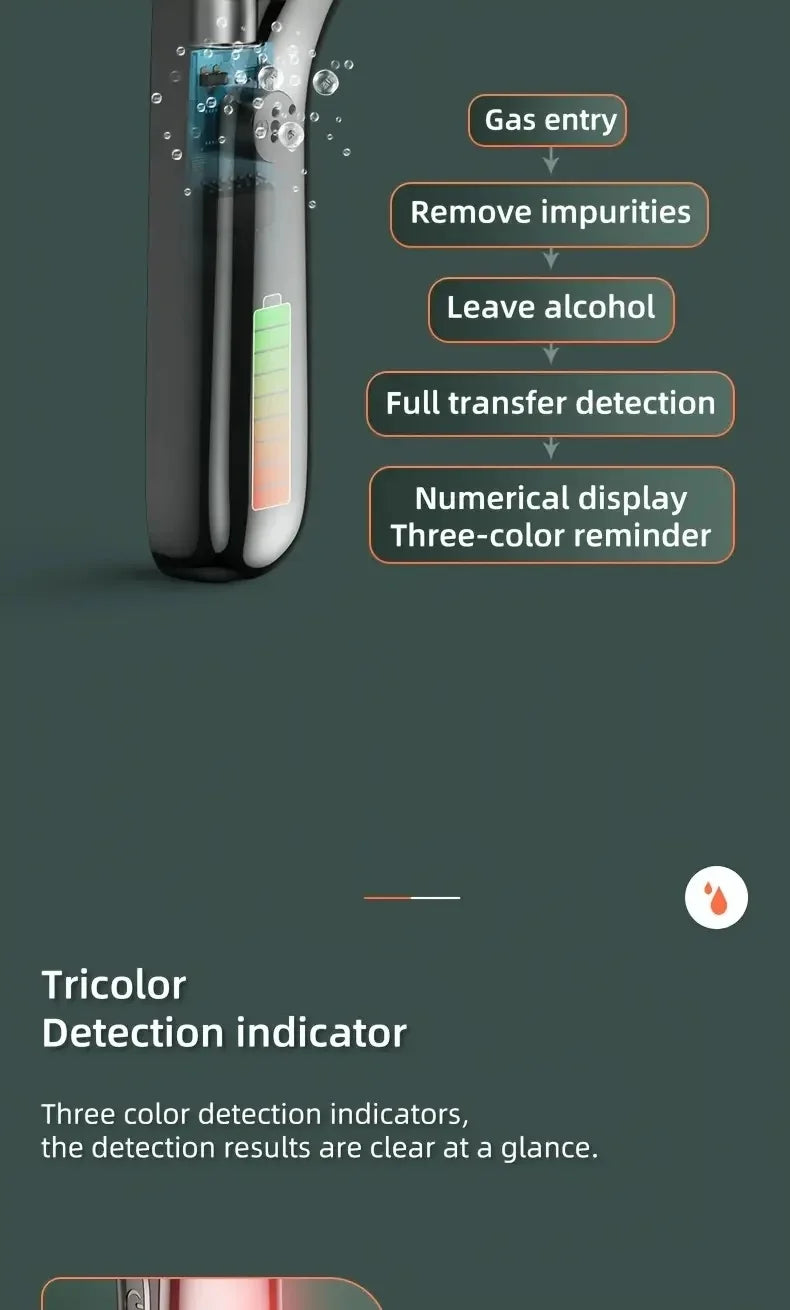 Portable Digital Breathalyzer – High Accuracy Alcohol Tester for Home and Car