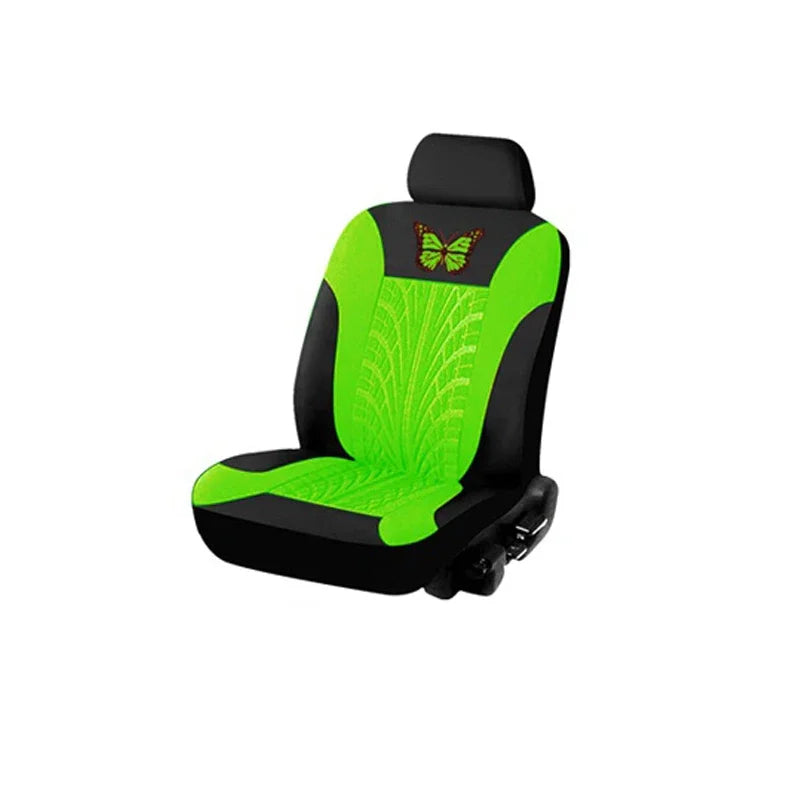 Butterfly Embroidered Car Seat Covers – Universal Auto Interior Accessories