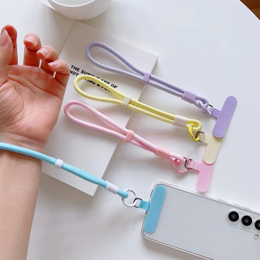 Adjustable Universal Hand Lanyard – Colorful Wrist Strap for Mobile Phones