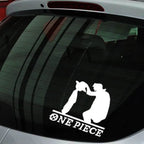 Luffy Pirate Anime Sticker – Reflective Decal for Car Motorcycle Laptop