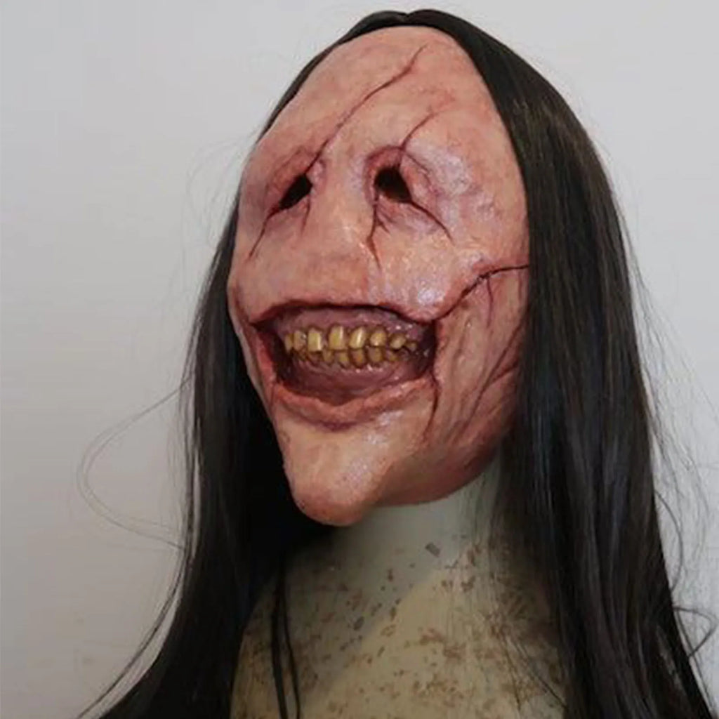 Creepy Demon Mask – Hairy Horror Prop for Halloween Cosplay Parties