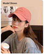 Embroidered Letter Baseball Cap – Adjustable Snapback for Outdoor Sports
