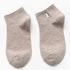 Embroidered Animal Cotton Socks – Kawaii Harajuku Style for Casual Wear